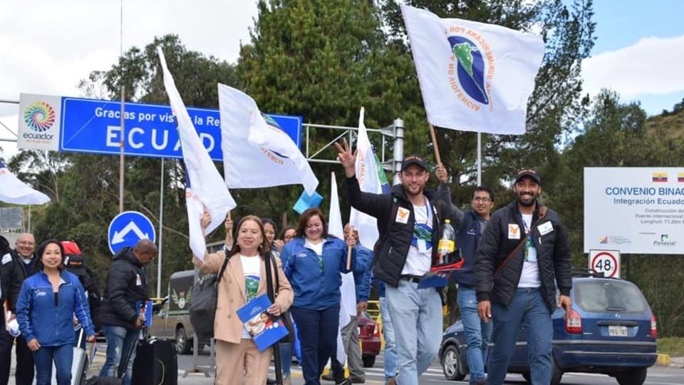Equador present en la ruta per la Pau