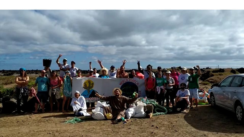 Nettoyage côtier et marche mondiale